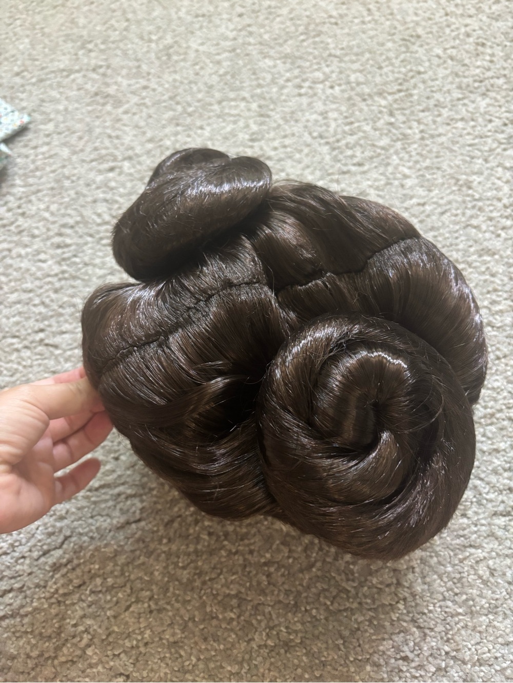 Girls Princess Leia Star Wars wig